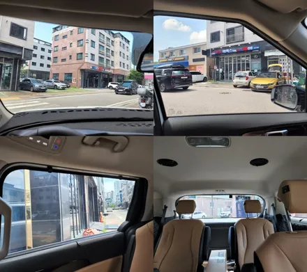 KA4카니발 화이트  신차패키지 튜닝 빌스콘티LED테일램프, GSC사이드스텝, AG바디킷하단그릴, 통합모듈 / 김포시 장기동