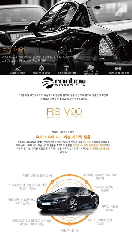 김포썬팅카니발 반사필름, 프리미엄엠보싱7인승, 유리막코팅 카니발전문시공점 김포카스페이스 / 김포시 장기동