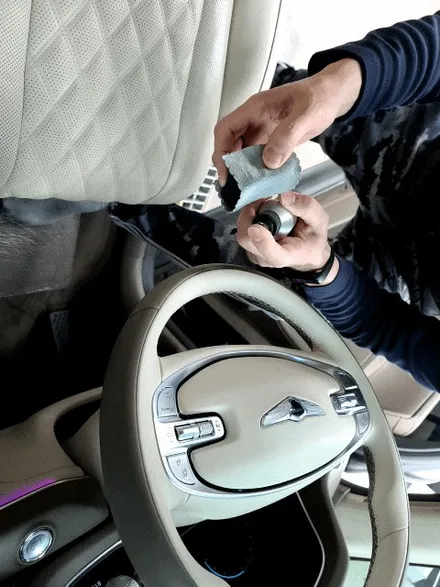 제네시스 GV80 매트(무광) 멜버른 그레이 \'레인보우V90+유리막코팅+시트코팅\' 신차패키지 후기 / 김포시 장기동