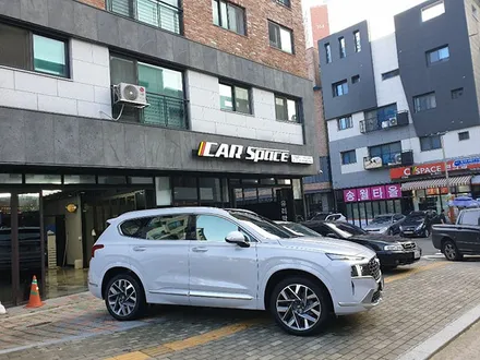 [더뉴싼타페] 화이트 김OO 회원님 신차패키지 후기입니다.(솔라가드새턴+하부패키지+유리막코팅+QXD5000+ppf) / 서구 가정동