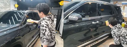 [팰리세이드] 그레이 손OO 회원님 신차패키지 후기입니다.(레인보우i90+하부패키지+LX5000+유리막코팅+ppf) / 서구 가정동