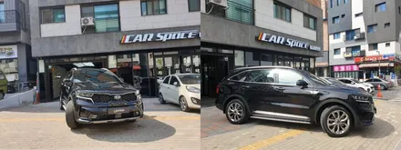 [쏘렌토MQ4] 블랙 심OO 회원님 신차패키지 후기입니다.(레인보우V90+하부패키지+유리막코팅+PPF) / 서구 가정동