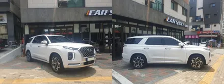 [팰리세이드] 화이트 고OO 회원님 신차패키지 후기입니다.(아마테라스HN+하부패키지+유리막코팅+QXD5000+PPF) / 서구 가정동