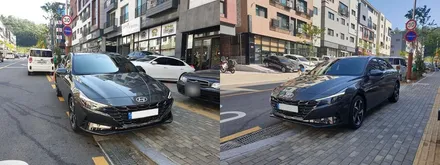 [아반떼cn7] 그레이 강OO 회원님 신차패키지 후기입니다.(레인보우v90+LX3000+유리막코팅+ppf) / 서구 가정동