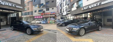 [G80] 블루 한OO 회원님 신차패키지 후기입니다.(레인보우i90+QXD5000+유리막코팅+ppf) / 서구 가정동