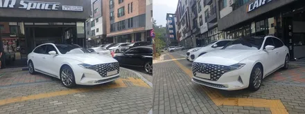 [더뉴그랜저] 화이트 이OO 회원님 신차패키지 후기입니다.(레인보우i90+ppf) / 서구 가정동