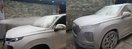 [팰리세이드] 화이트 김OO 회원님 신차패키지 후기입니다.(레인보우i90+하부패키지+유리막코팅+ppf) / 서구 가정동