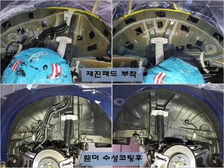 동탄신차패키지 산타페 스토미씨 박O필님 프리미엄 틴팅 언더,유리막코팅 블랙박스 / 동탄 방교동