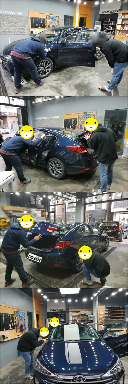 실제 구매많은 더뉴아반떼 신차튠 / 동탄 방교동