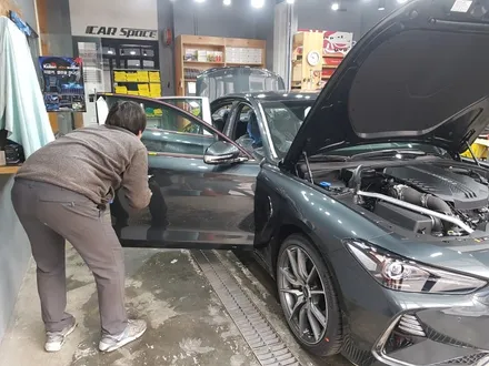 G70신차패키지 켈란썬팅 언더코팅패키지 QXD1000a 블랙박스 장착 / 동탄 방교동