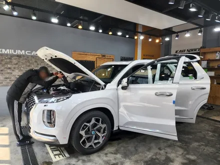 SUV 중 인기차량인 팰리세이드가 매장을 방문하여 신차 검수를 받다 / 동탄 방교동