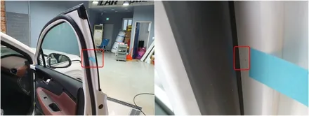 [신차패키지]싼타페 화이트차량에도 잘어울리는 새턴 / 청주 율량동