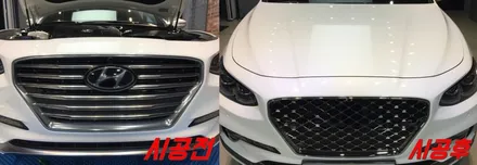 다크크롬그릴 및 그릴망 시공  by.청주카스페이스 / 청주 율량동