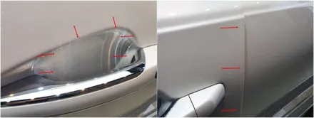 흰차량에 반사필름 새턴으로... / 청주 율량동