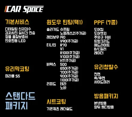 [청주카스페이스] 팰리세이드 스탠다드패키지 / 청주 율량동