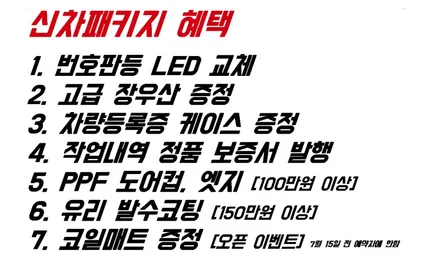 청주카스페이스와 함께하는 신차검수 그리고 틴팅 etc. / 청주 율량동
