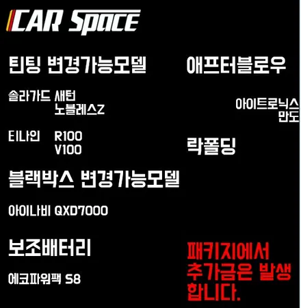 청주카니발 신차패키지 보러오세요^^ / 청주 율량동