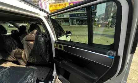 싼타페 신형 MX5 크리미화이트펄 썬팅PPF블박 구미 신차패키지 / 구미시 황상동