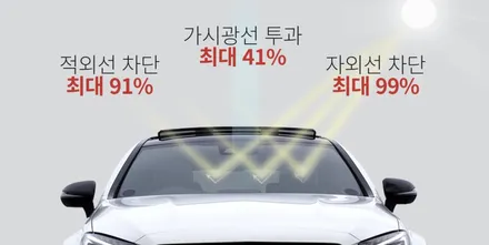 은은한 반사가 매력적인 썬팅필름 브이쿨K 카스페이스 구미점 / 구미시 황상동