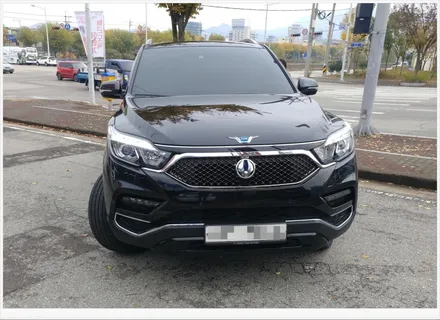 G4렉스턴 차량에 \