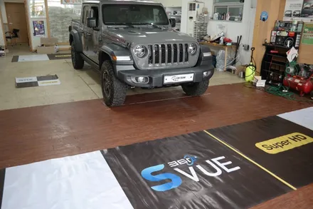 JEEP 글래디에이터 어라운드뷰(슈퍼뷰) a-roid auto 안드로이드오토 세인트아모 윈도우 틴팅 시공