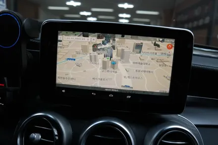 광주 카썸 벤츠 GLC220D 안드로이드 카블릿 M2C-200 시공