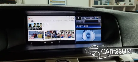 렉서스 LS600h 순정 모니터 고장난김에 안드로이드 카블릿 만들기! M2C 매립, 터치판넬 이식 튜닝 (광주 전주 대전 튜닝샵 카썸)