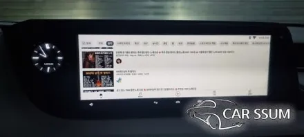 광주 렉서스 ES300h M2C 안드로이드 터치패널 매립 아틀란 네비게이션 설치 작업 (대전 전주 순천 여수 목포)