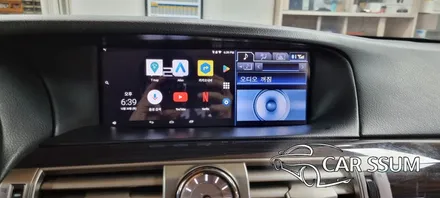렉서스 LS600h 순정 모니터 고장난김에 안드로이드 카블릿 만들기! M2C 매립, 터치판넬 이식 튜닝 (광주 전주 대전 튜닝샵 카썸)