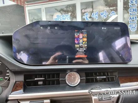 렉서스 ES300h 안드로이드 올인원 모니터 12.3인치 카블릿 설치 전문 (전라도 광주 자동차튜닝샵 카썸)