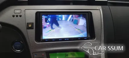 도요타 프리우스 튜닝 - 안드로이드 올인원, 고화질 후방카메라 설치 시공후기 (광주 전주 대전)