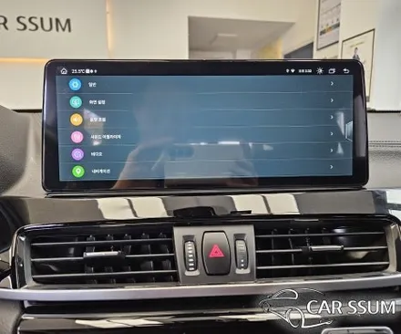 광주 BMW X2 에스플레이 안드로이드올인원 네비게이션 모니터 설치장착 튜닝 시공 (대전 전주 순천 여수 목포)