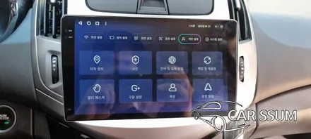 쉐보레 크루즈 안드로이드 올인원 모니터 네비게이션, 후방카메라 매립 튜닝 (대전 전주 광주 자동차 내비게이션 설치 전문점)