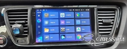 광주 카니발 안드로이드 올인원 모니터, 어라운드뷰 설치장착 순정 네비게이션 탈거 후 튜닝 (대전 전주 순천 여수 목포)