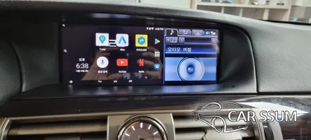 렉서스 LS600h 순정 모니터 고장난김에 안드로이드 카블릿 만들기! M2C 매립, 터치판넬 이식 튜닝 (광주 전주 대전 튜닝샵 카썸)