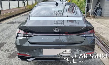 광주 썬팅 / 아반떼 CN7 이비오스슈젠 CX90 틴팅 시공 (광주 대전 전주 순천 목포 여수 자동차튜닝샵 카썸)