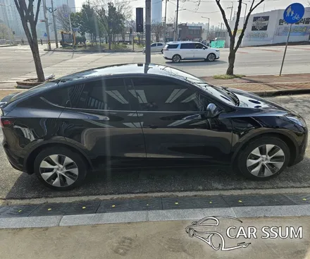 광주 테슬라 모델Y 신차썬팅 이비오스 슈젠 CX90 전면 30%, 측후면 5% 틴팅 시공튜닝 (대전 전주 순천 여수 목포)