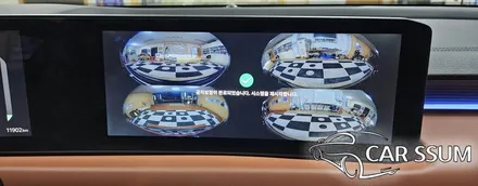 광주 더뉴 K8 어라운드뷰, 4채널 상시녹화까지 되는 360 서라운드뷰에 차량용 보조배터리 추가 설치장착 튜닝 시공한 후기