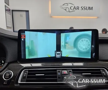 광주 BMW 740d 7시리즈 전용 안드로이드올인원 SPLAY 네비게이션 모니터 설치장착 튜닝 시공 (대전 전주 순천 여수 목포 고창)