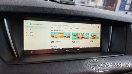 BMW X1 안드로이드 카블릿 모니터, 네비게이션 티맵 설치와 터치패널 연동 (전주 대전 광주 수입차 전문튜닝샵)
