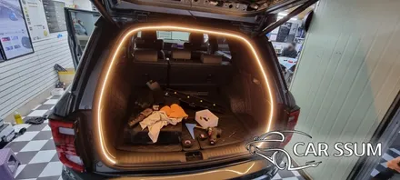 토레스 어라운드뷰, 썬팅, 트렁크 LED 식빵등 다양한 악세사리 튜닝 시공후기 (광주 대전 전주)