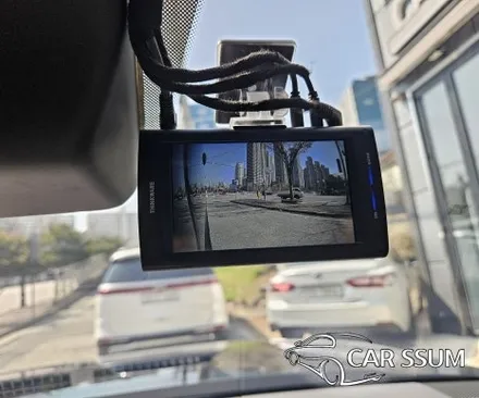 광주 디올뉴 싼타페 MX5 신차패키지 - 스미스클럽 베가 썬팅 틴팅, 아이나비 4채널 블랙박스, 보조배터리 설치 장착 튜닝시공