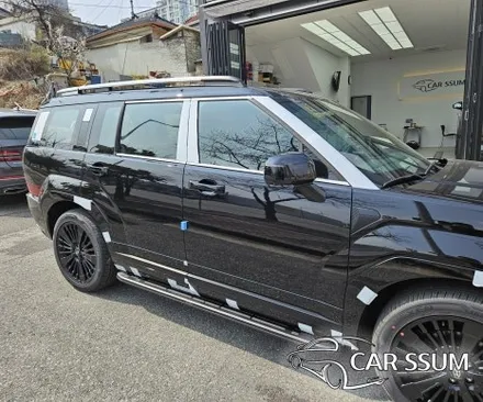 광주 디올뉴 싼타페 MX5 신차패키지 - 스미스클럽 베가 썬팅 틴팅, 아이나비 4채널 블랙박스, 보조배터리 설치 장착 튜닝시공