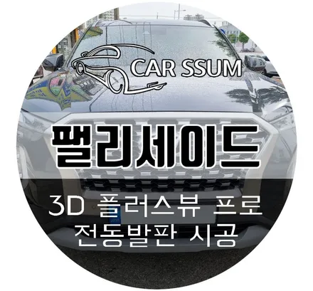 [팰리세이드 어라운드뷰 & 전동 사이드스텝] 현대 펠리세이드 3D 플러스뷰 프로, 윙스텝 전동발판 설치 후기 (광주 자동차튜닝샵 카썸)
