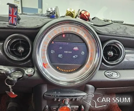 광주 미니쿠퍼 컨버터블 S 안드로이드 올인원 네비게이션 모니터설치 장착시공 튜닝전문점