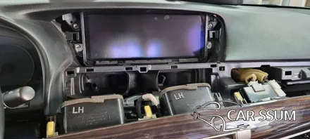 렉서스 LS600h 순정 모니터 고장난김에 안드로이드 카블릿 만들기! M2C 매립, 터치판넬 이식 튜닝 (광주 전주 대전 튜닝샵 카썸)