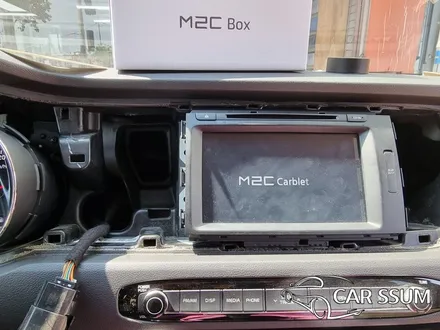 카니발 하이리무진 M2C 안드로이드 + 순정 천장 모니터 연동 튜닝시공 후기 (대전 전주 광주 자동차튜닝샵 카썸)