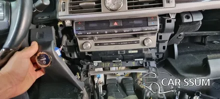렉서스 LS600h 순정 모니터 고장난김에 안드로이드 카블릿 만들기! M2C 매립, 터치판넬 이식 튜닝 (광주 전주 대전 튜닝샵 카썸)