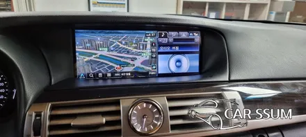 렉서스 LS600h 순정 모니터 고장난김에 안드로이드 카블릿 만들기! M2C 매립, 터치판넬 이식 튜닝 (광주 전주 대전 튜닝샵 카썸)