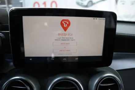 광주 카썸 벤츠 GLC220D 안드로이드 카블릿 M2C-200 시공